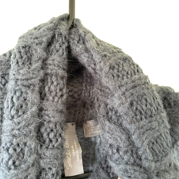 Sweaty Betty Weekend Roll Neck Sweater Blue - Picture 5 of 7